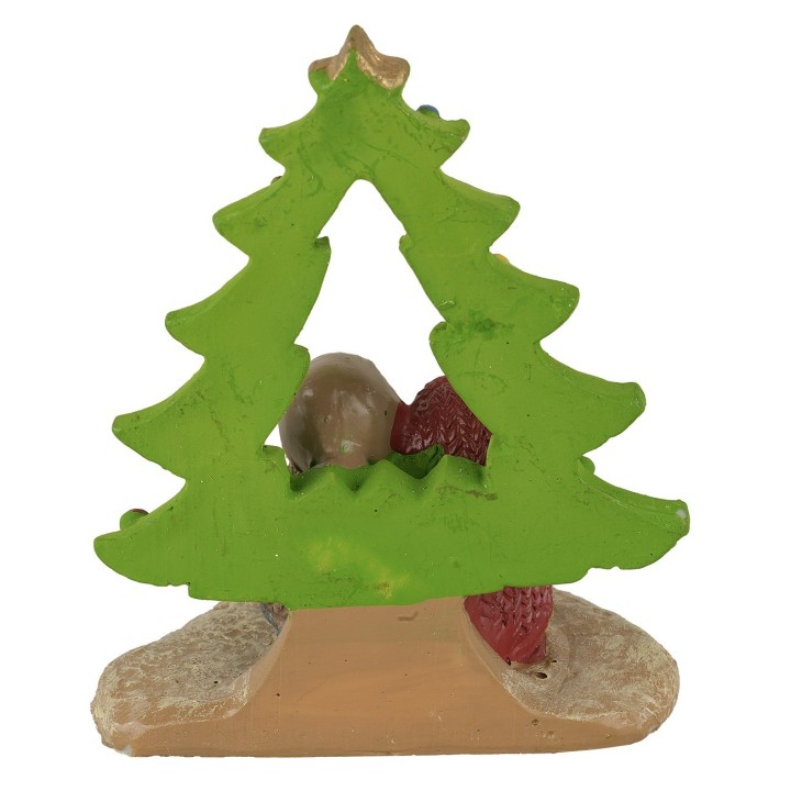 Natividad Naïf con árbol en resina 6x3x8 h