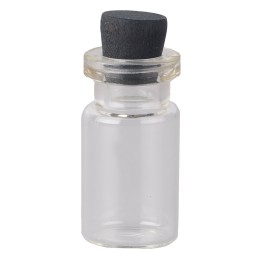 Glass jar with opening lid cm 2.5