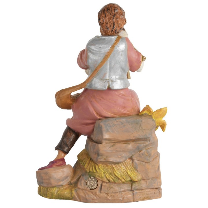 Zampognaro seduto serie 30 cm Fontanini