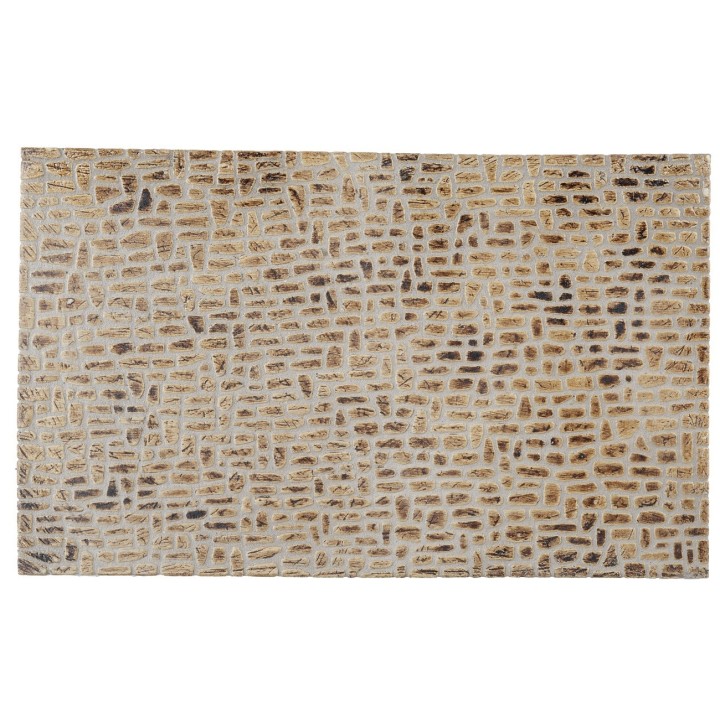 Parete pietre piccole in resina con fughe 25,5x15,5 cm