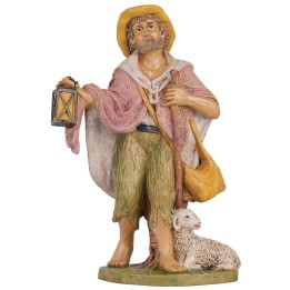 Viandante con agnello 30 cm Euromarchi