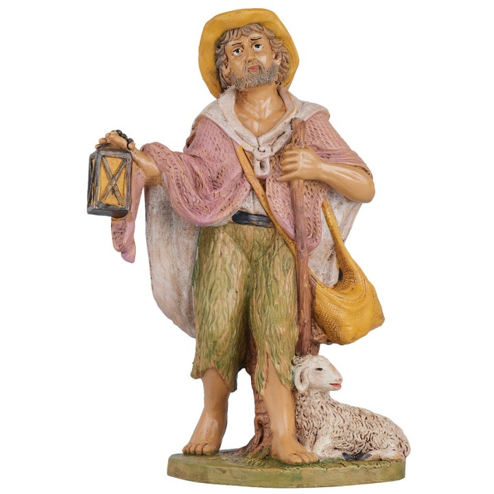 Viandante con agnello 30 cm Euromarchi