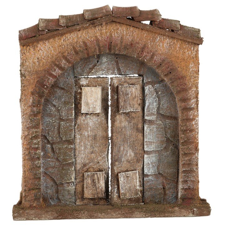 Facciata con porta cm 15,8x2,3x16,7 h