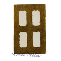 Wooden window mignon cm 3x4,5