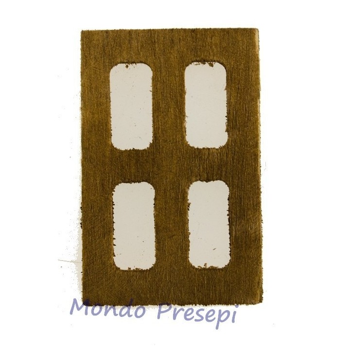 Ventana de madera miniatura cm 3x4,5
