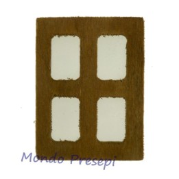 Finestra in legno piccola cm 3,5x4,5