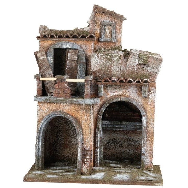 Casa a doppio piano per statuine della serie 10 cm