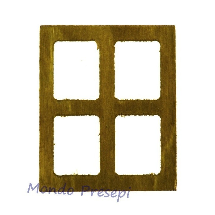 Ventana de madera grande de 5x6 cm