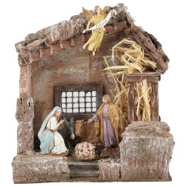 Capanna con statue serie 10 cm