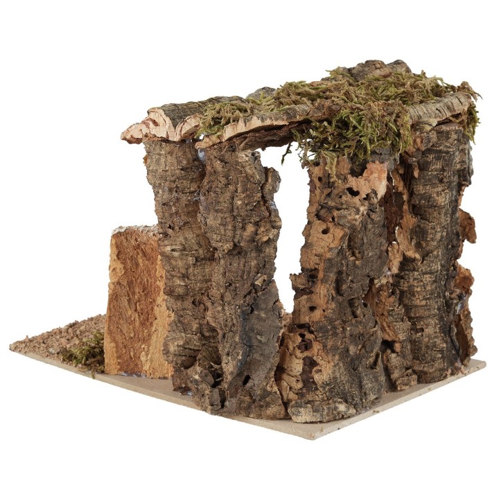 Cork cave 14x20x15 cm h
