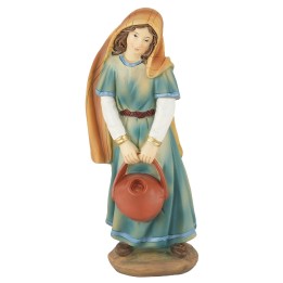 Donna con brocca in resina 20 cm