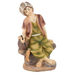 Pescatore in resina serie 20 cm