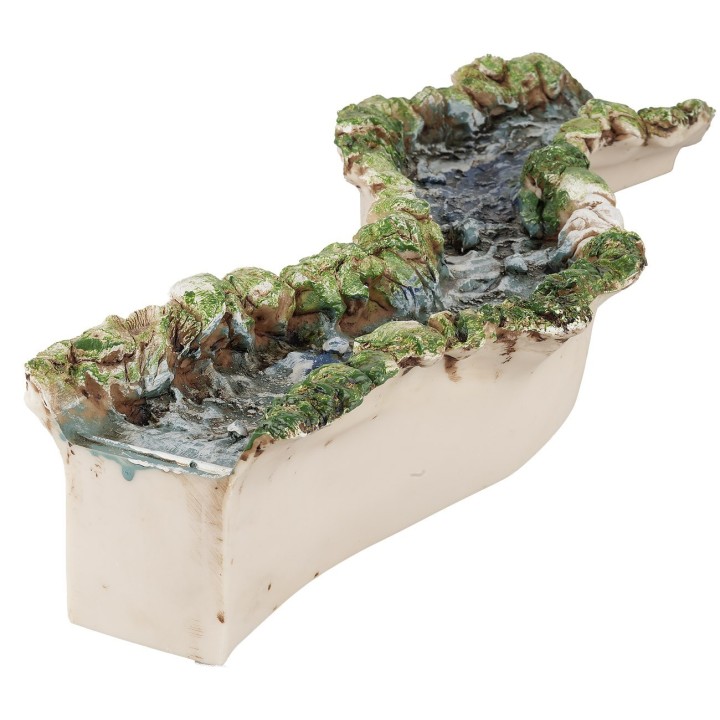 Río pesebre en resina de 52 cm - Elemento Derecho
