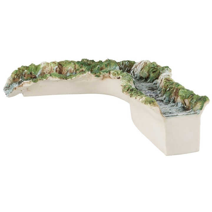 Fiume in resina - Curva sinistra cm 50