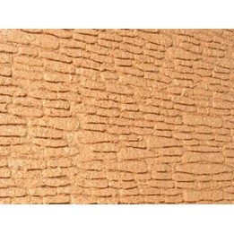 Panel de corcho de 100x50 cm con ladrillos irregulares