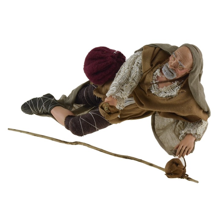 Mendigo lisiado acostado serie 30 cm Pigini