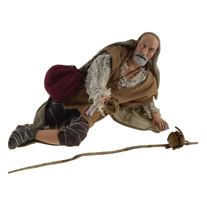 Mendigo lisiado acostado serie 30 cm Pigini