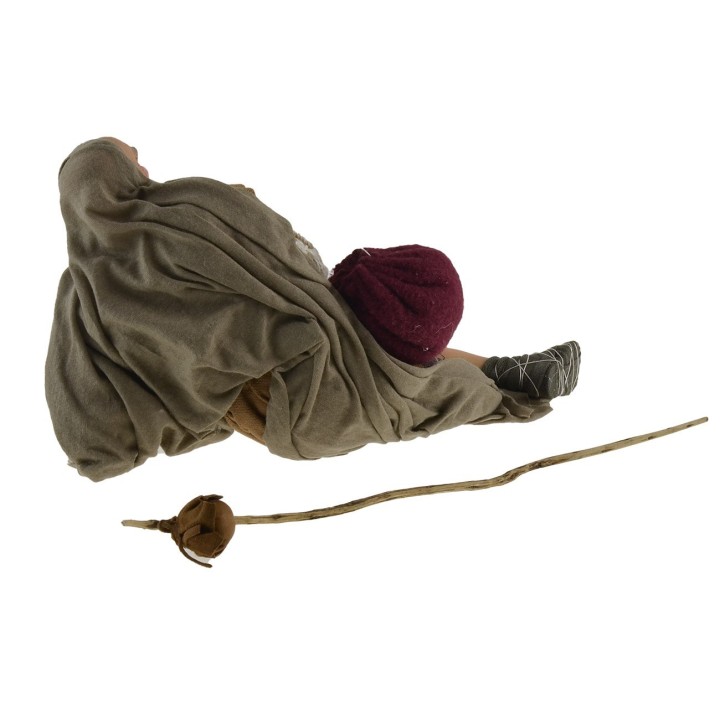 Crippled beggar lying down series 30 cm Pigini