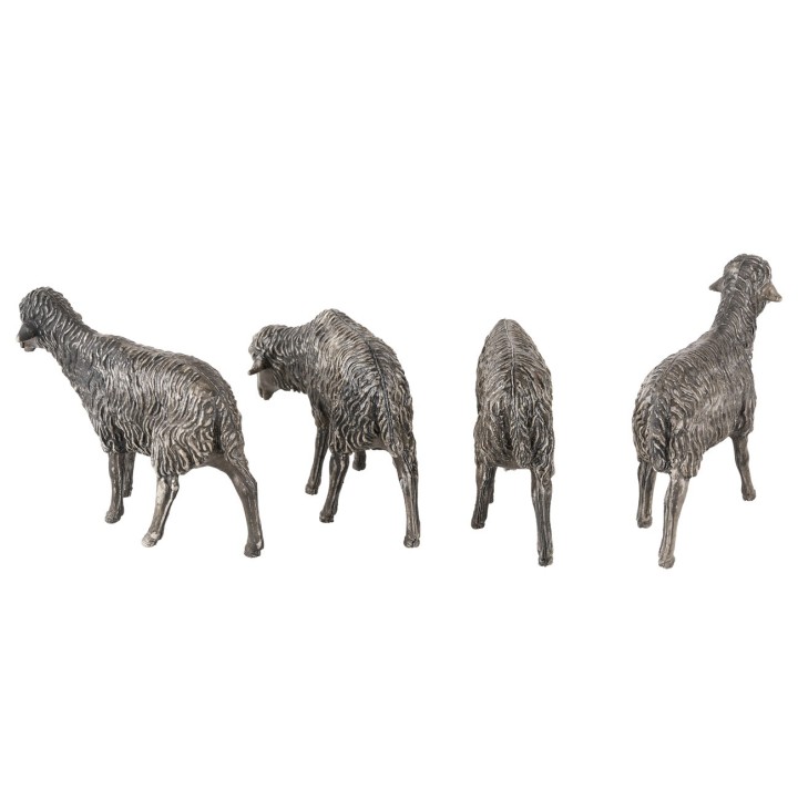 Set 4 pecore nere della serie 12 cm Landi Moranduzzo