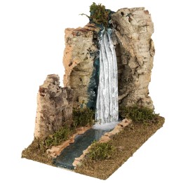 Waterfall in the rock with river depth effect cm 15x24x22 h