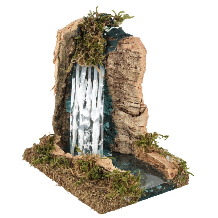 Waterfall in rock with river depth effect cm 10x13x13.5 h