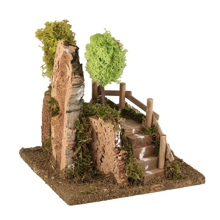 Cave with lake depth effect, dimensions 20x20x22 cm (h)