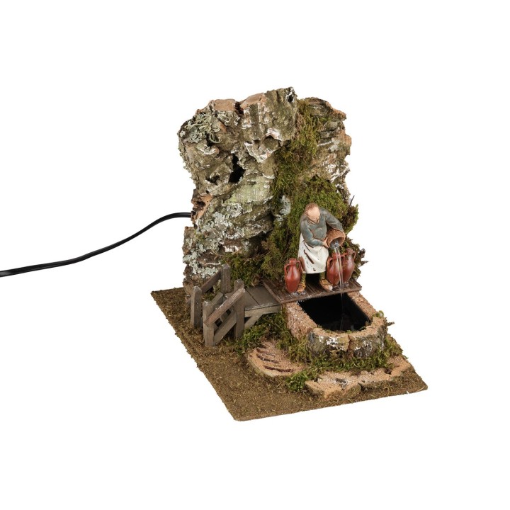 Fountain with host 15.5x23x19