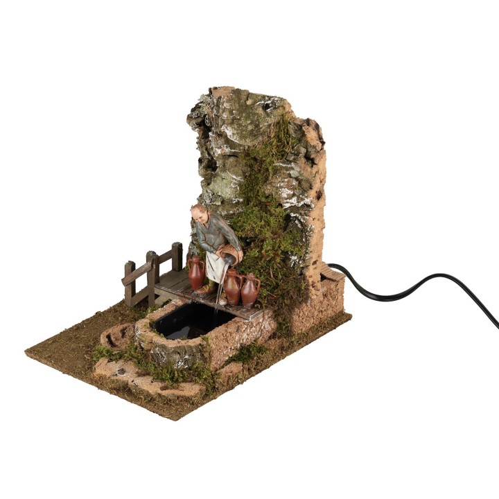 Fountain with host 15.5x23x19