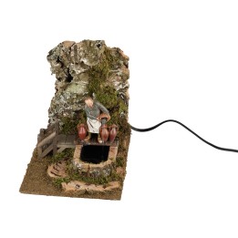 Fountain with host 15.5x23x19