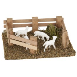 Enclosure with sheep 15x12x4.5 cm