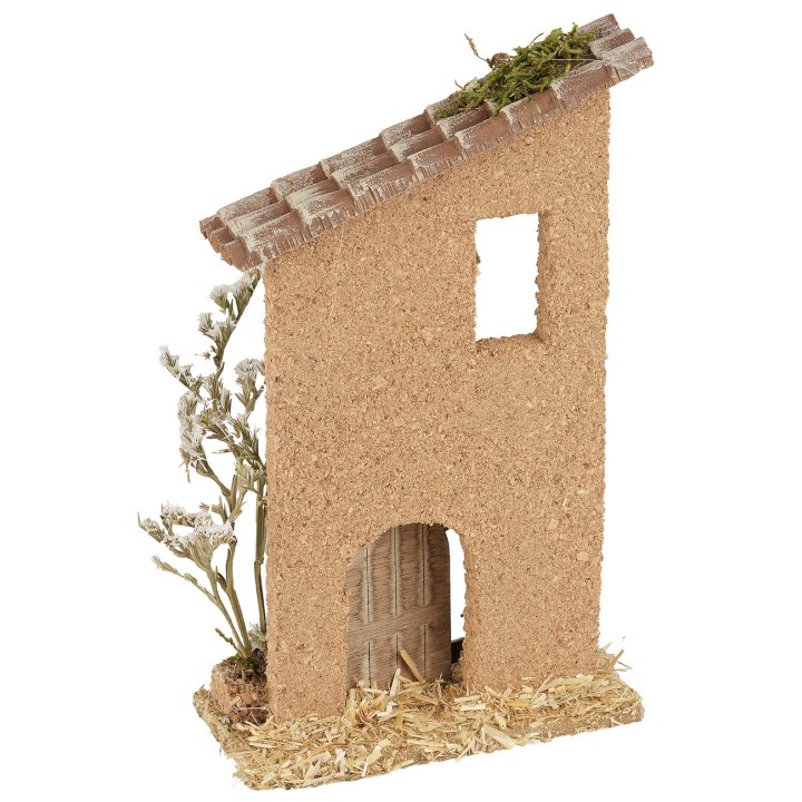 Facciata casa rustica cm 11x5x18 h