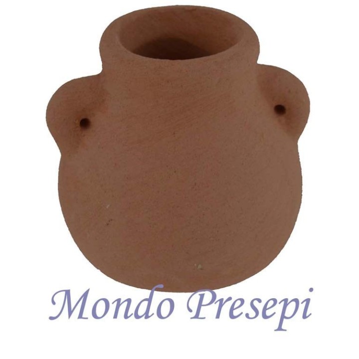 Ánfora pesebre cm 3 h. Accesorios de terracota