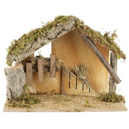 Capanna per presepe cm 32x17x23 h per statue da 10 cm