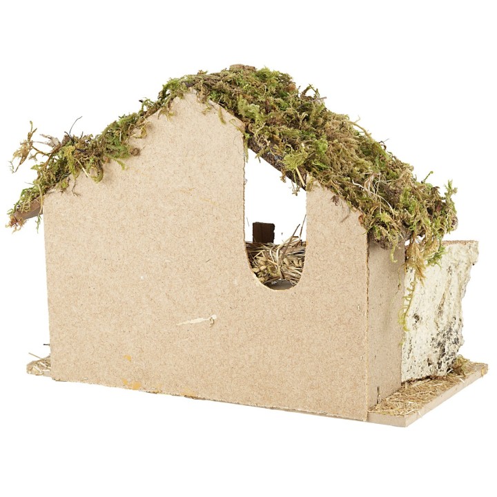Capanna per presepe cm 32x17x23 h per statue da 10 cm