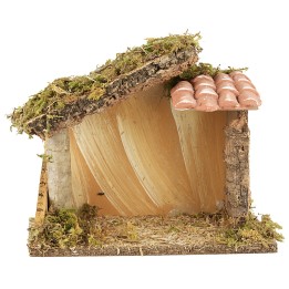 Nativity hut cm 23.5x12x20 h