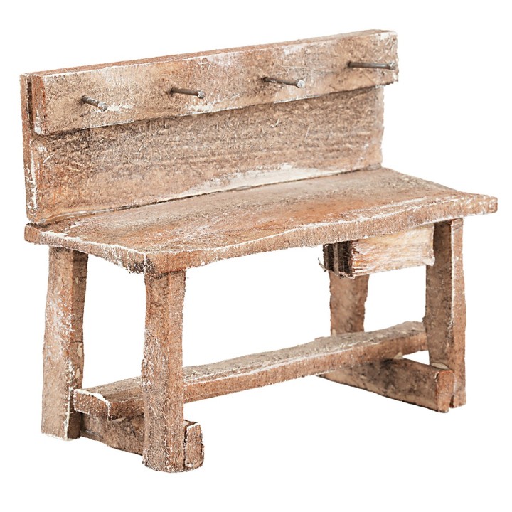 Banco de trabajo en madera para artesanos 9x4x7,5 cm