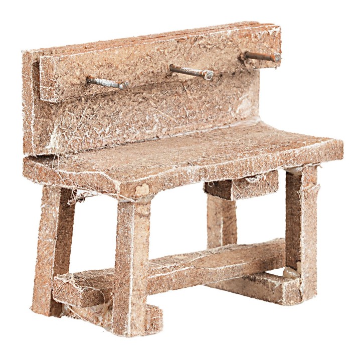 Wooden workbench for artisans 5.5x2.5x4.5 cm