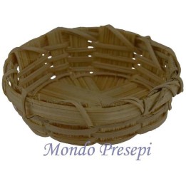 Cesta baja de mimbre cm 4