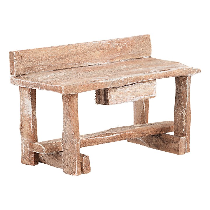 Wooden workbench for artisans 9x4x5.5 cm