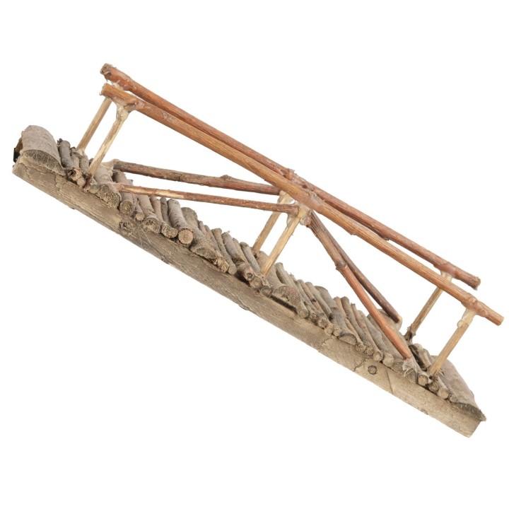 Wooden bridge 20x7x5 cm