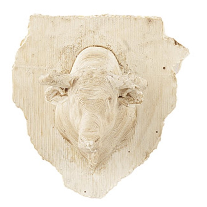 Señal con cabeza de toro 4 cm