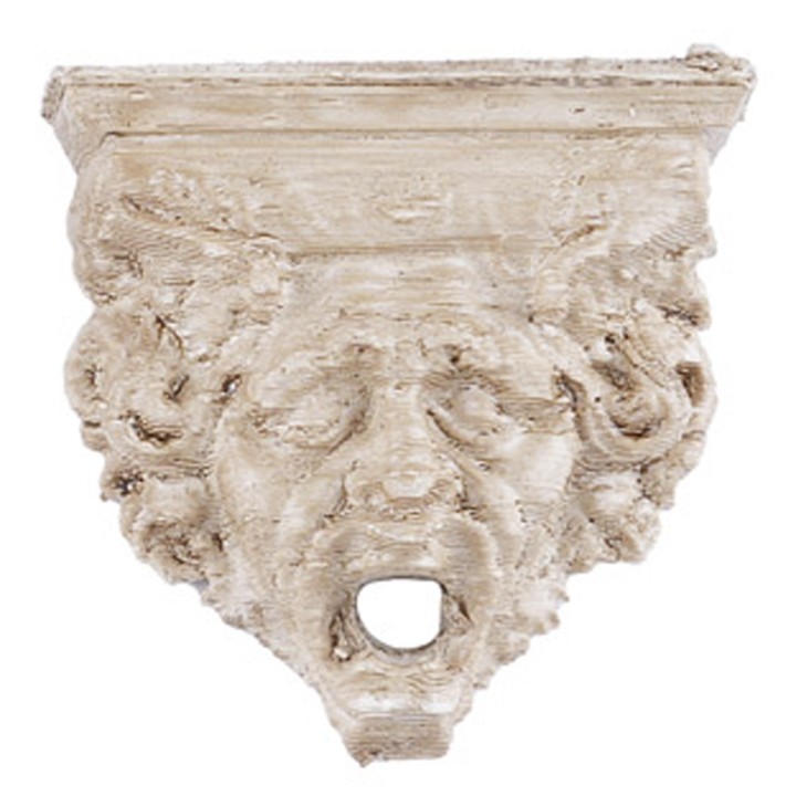 Gargoyle head for fountain 4 cm