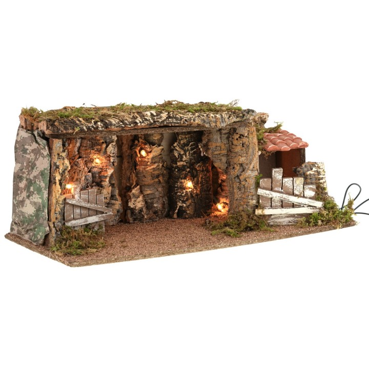Cave with lights, 53.5x25x20 cm h