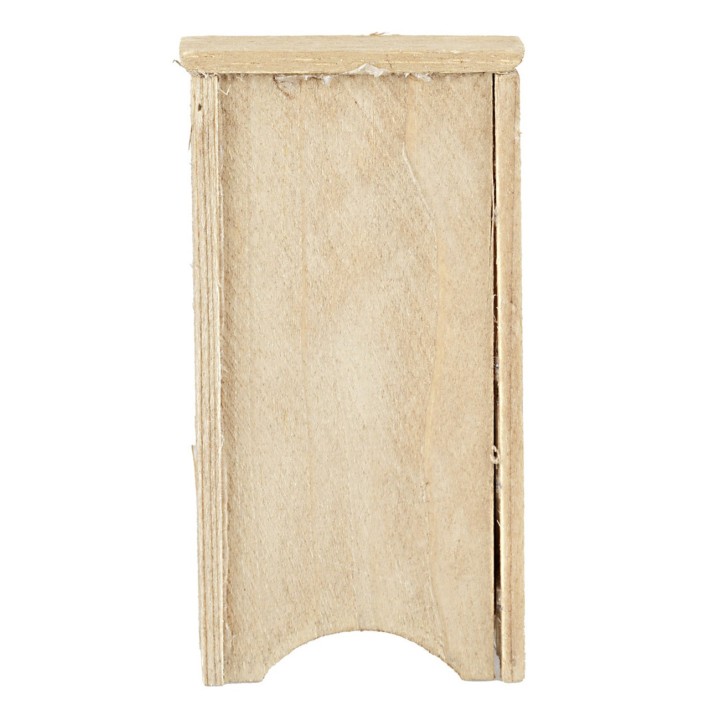 Wooden cabinet, dimensions 4.5x3x9.5 cm (h)