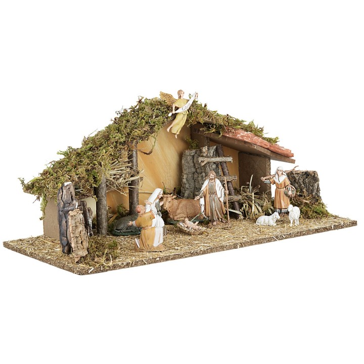 Cabaña con Natividad serie Landi Moranduzzo cm 53,5x25xh21