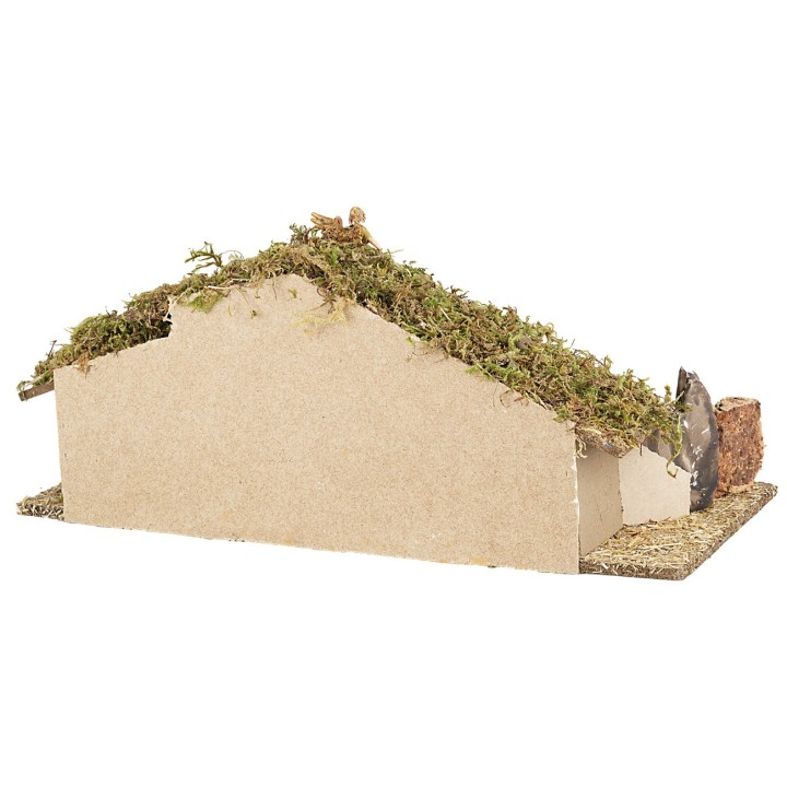 Cabaña con Natividad serie Landi Moranduzzo cm 53,5x25xh21