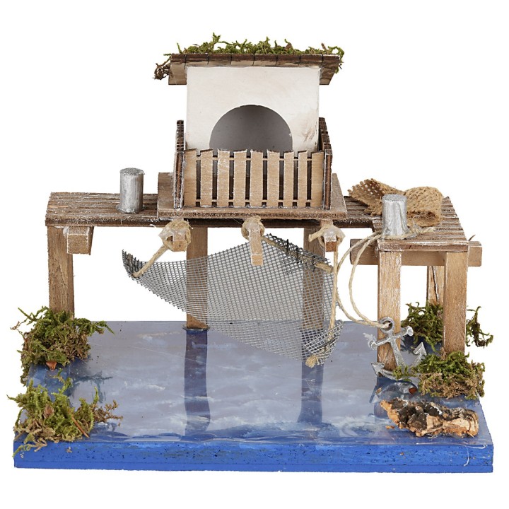 Trabucco on the sea cm 19x15x16 h