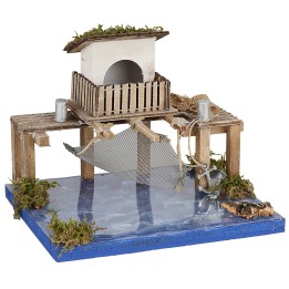 Trabucco on the sea cm 19x15x16 h