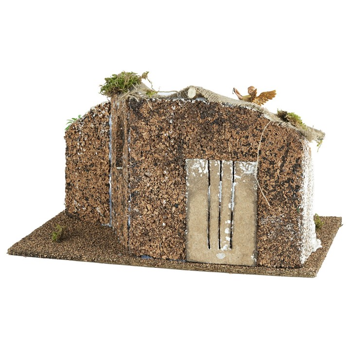 Arabian hut with Nativity 46x32x26.5h cm