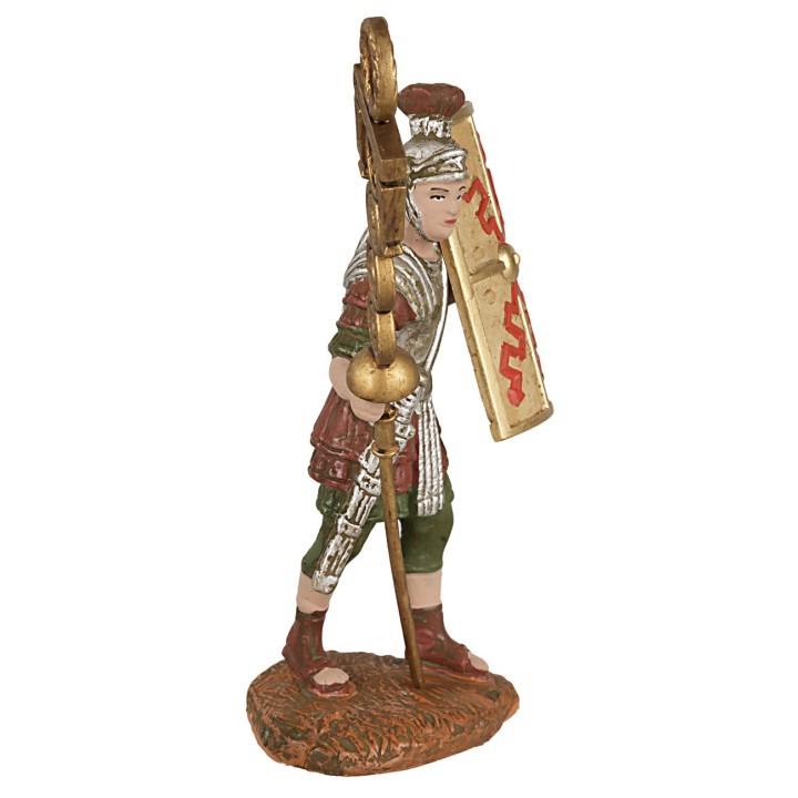 Roman legionary with shield and signum, Oliver series, 10 cm